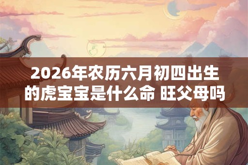 2026年农历六月初四出生的虎宝宝是什么命 旺父母吗