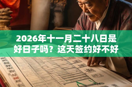 2026年十一月二十八日是好日子吗?这天签约好不好? 2026年十一月二十八日是好日子吗?这天签约好不好?