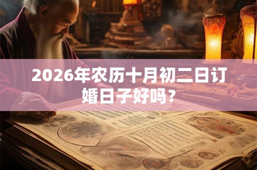 2026年农历十月初二日订婚日子好吗？