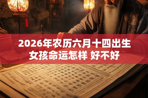 2026年农历六月十四出生女孩命运怎样 好不好 2026年农历六月十四出生女孩命运怎样 好不好