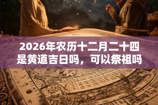2026年农历十二月二十四是黄道吉日吗,可以祭祖吗? 2026年农历十二月二十四是黄道吉日吗,可以祭祖吗?