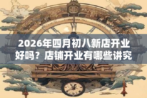 2026年四月初八新店开业好吗?店铺开业有哪些讲究? 2026年四月初八新店开业好吗?店铺开业有哪些讲究?