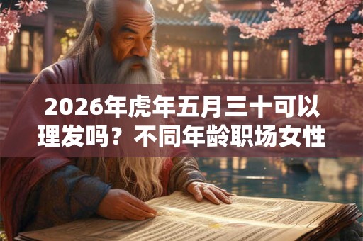 2026年虎年五月三十可以理发吗?不同年龄职场女性发型 2026年虎年五月三十可以理发吗?不同年龄职场女性发型