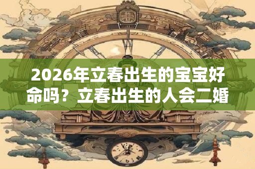 2026年立春出生的宝宝好命吗？立春出生的人会二婚吗？