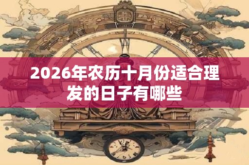 2026年农历十月份适合理发的日子有哪些 2026年农历十月份适合理发的日子有哪些