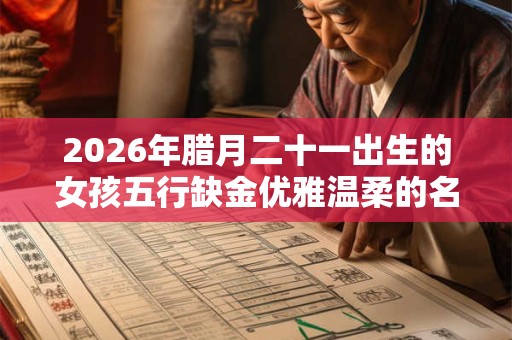 2026年腊月二十一出生的女孩五行缺金优雅温柔的名字精选