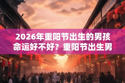 2026年重阳节出生的男孩命运好不好？重阳节出生男孩财运好？