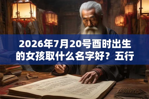 2026年7月20号酉时出生的女孩取什么名字好?五行是什么? 2026年7月20号酉时出生的女孩取什么名字好?五行是什么?