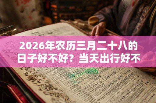 2026年农历三月二十八的日子好不好？当天出行好不好？