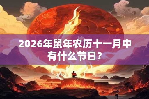 2026年鼠年农历十一月中有什么节日？