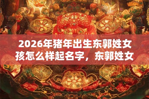 2026年猪年出生东郭姓女孩怎么样起名字，东郭姓女孩好名推荐