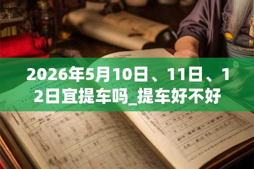 2026年5月10日、11日、12日宜提车吗_提车好不好