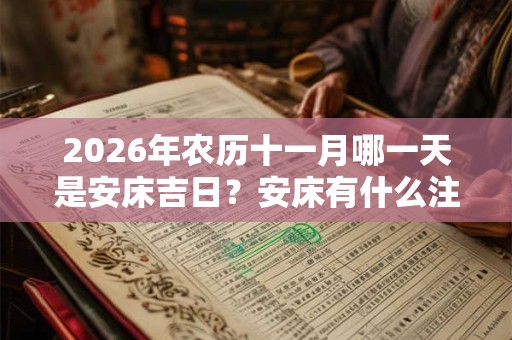 2026年农历十一月哪一天是安床吉日？安床有什么注意事项？