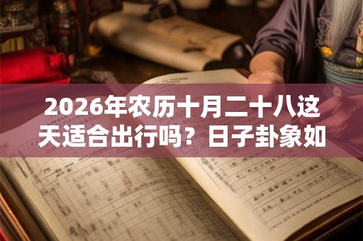 2026年农历十月二十八这天适合出行吗？日子卦象如何？