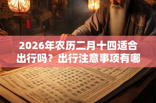 2026年农历二月十四适合出行吗？出行注意事项有哪些？