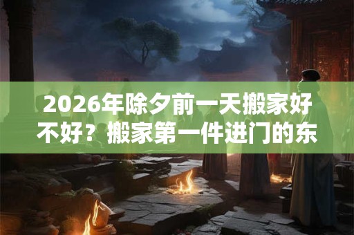 2026年除夕前一天搬家好不好？搬家第一件进门的东西？