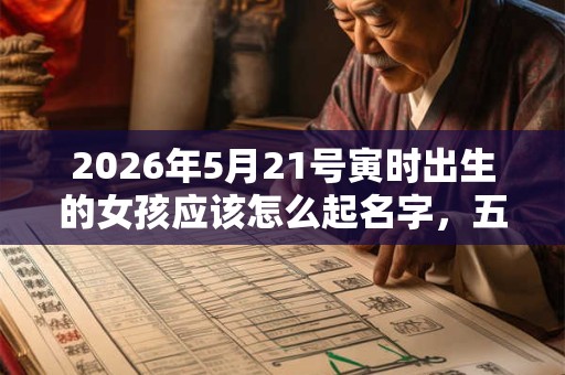 2026年5月21号寅时出生的女孩应该怎么起名字，五行八字是什么