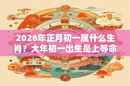 2026年正月初一属什么生肖?大年初一出生是上等命吗 2026年正月初一属什么生肖?大年初一出生是上等命吗