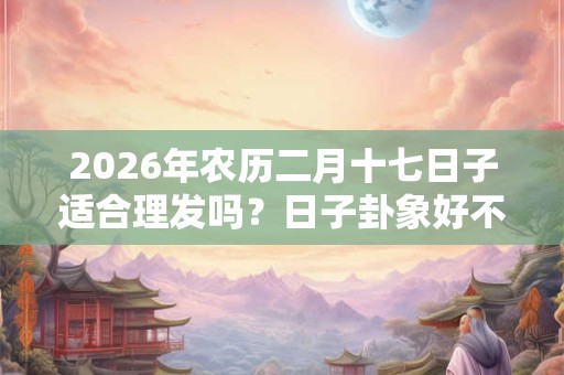 2026年农历二月十七日子适合理发吗？日子卦象好不好？
