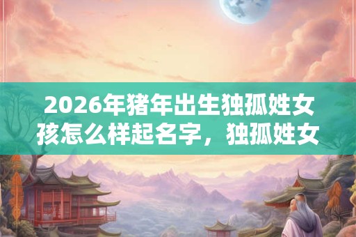2026年猪年出生独孤姓女孩怎么样起名字，独孤姓女孩好名推荐
