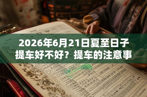 2026年6月21日夏至日子提车好不好？提车的注意事项？
