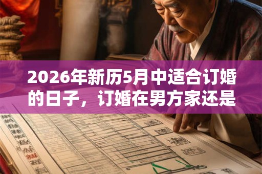 2026年新历5月中适合订婚的日子，订婚在男方家还是女方？
