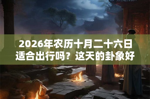 2026年农历十月二十六日适合出行吗?这天的卦象好不好? 2026年农历十月二十六日适合出行吗?这天的卦象好不好?