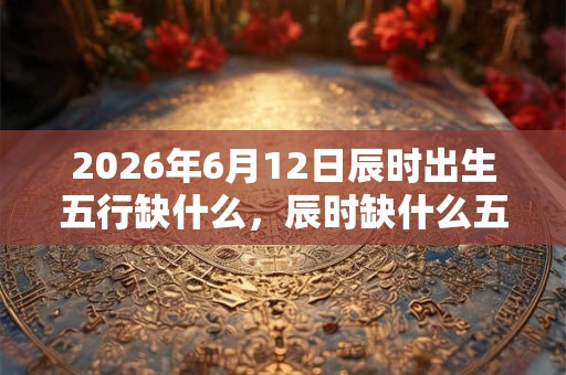 2026年6月12日辰时出生五行缺什么,辰时缺什么五行 2026年6月12日辰时出生五行缺什么,辰时缺什么五行