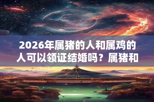 2026年属猪的人和属鸡的人可以领证结婚吗?属猪和属鸡的合不合婚? 2026年属猪的人和属鸡的人可以领证结婚吗?属猪和属鸡的合不合婚?
