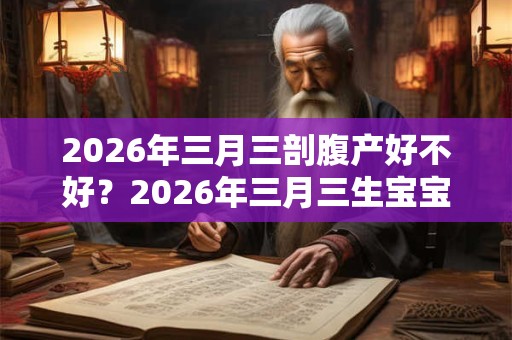 2026年三月三剖腹产好不好?2026年三月三生宝宝好吗? 2026年三月三剖腹产好不好?2026年三月三生宝宝好吗?