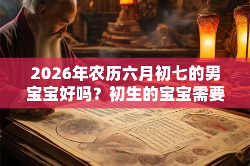 2026年农历六月初七的男宝宝好吗？初生的宝宝需要注意什么？