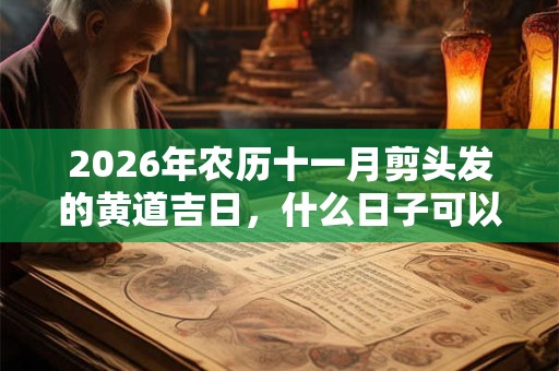 2026年农历十一月剪头发的黄道吉日,什么日子可以理发? 2026年农历十一月剪头发的黄道吉日,什么日子可以理发?