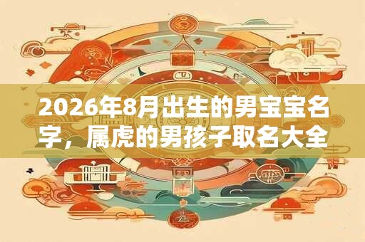 2026年8月出生的男宝宝名字，属虎的男孩子取名大全