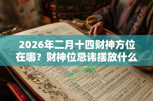 2026年二月十四财神方位在哪？财神位忌讳摆放什么？