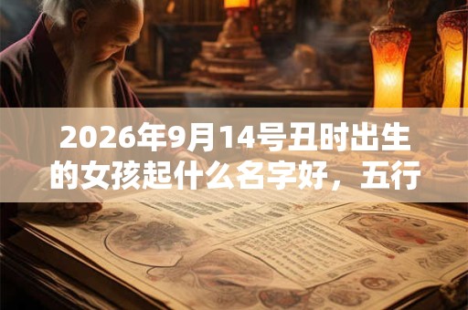 2026年9月14号丑时出生的女孩起什么名字好,五行属什么 2026年9月14号丑时出生的女孩起什么名字好,五行属什么