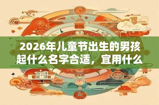 2026年儿童节出生的男孩起什么名字合适,宜用什么字 2026年儿童节出生的男孩起什么名字合适,宜用什么字