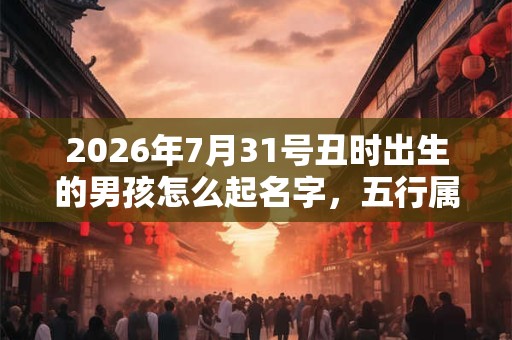 2026年7月31号丑时出生的男孩怎么起名字,五行属什么 2026年7月31号丑时出生的男孩怎么起名字,五行属什么