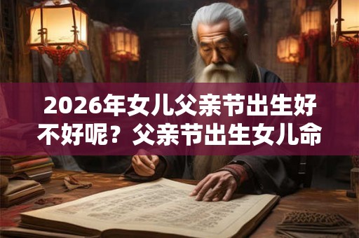 2026年女儿父亲节出生好不好呢？父亲节出生女儿命运？