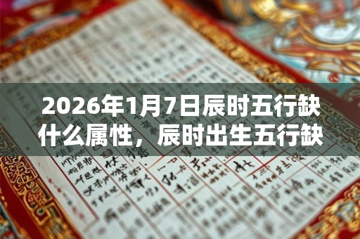 2026年1月7日辰时五行缺什么属性,辰时出生五行缺什么 2026年1月7日辰时五行缺什么属性,辰时出生五行缺什么