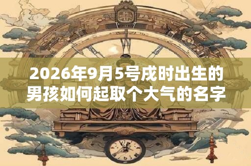 2026年9月5号戌时出生的男孩如何起取个大气的名字和五行属性 2026年9月5号戌时出生的男孩如何起取个大气的名字和五行属性