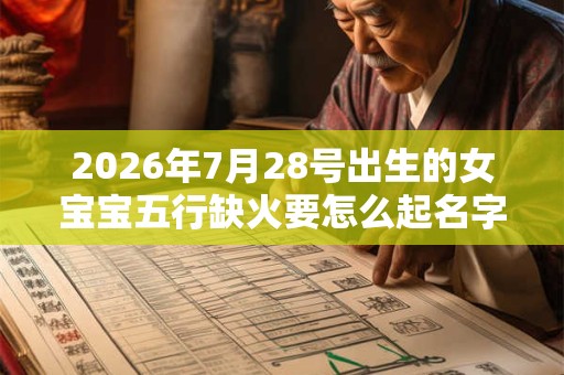 2026年7月28号出生的女宝宝五行缺火要怎么起名字 2026年7月28号出生的女宝宝五行缺火要怎么起名字