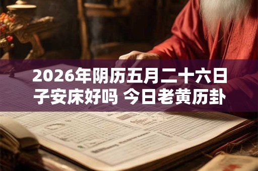 2026年阴历五月二十六日子安床好吗 今日老黄历卦象