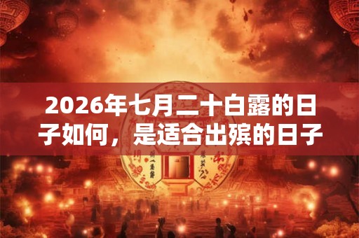 2026年七月二十白露的日子如何,是适合出殡的日子吗? 2026年七月二十白露的日子如何,是适合出殡的日子吗?