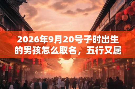 2026年9月20号子时出生的男孩怎么取名,五行又属什么 2026年9月20号子时出生的男孩怎么取名,五行又属什么