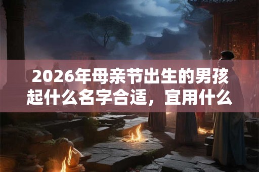 2026年母亲节出生的男孩起什么名字合适，宜用什么字