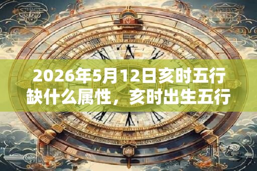 2026年5月12日亥时五行缺什么属性，亥时出生五行缺什么