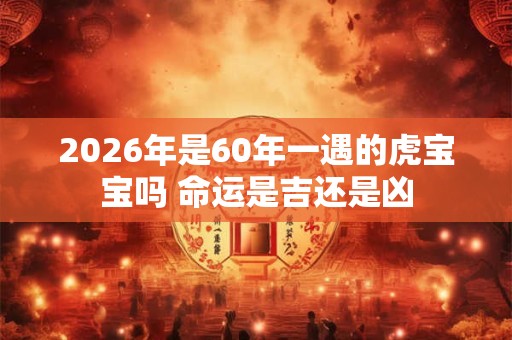2026年是60年一遇的虎宝宝吗 命运是吉还是凶 2026年是60年一遇的虎宝宝吗 命运是吉还是凶