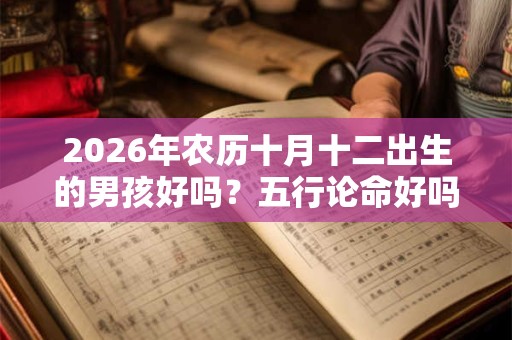 2026年农历十月十二出生的男孩好吗？五行论命好吗？