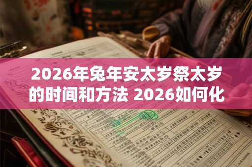 2026年兔年安太岁祭太岁的时间和方法 2026如何化解太岁 2026年兔年安太岁祭太岁的时间和方法 2026如何化解太岁