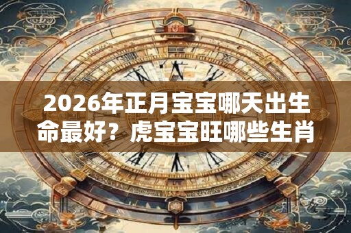 2026年正月宝宝哪天出生命最好？虎宝宝旺哪些生肖的父母？
